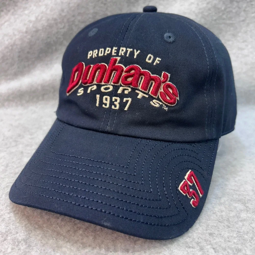 Dunham's Sports 1937 Navy Blue Dunham's Sports Baseball Cap Adjustable OSFA